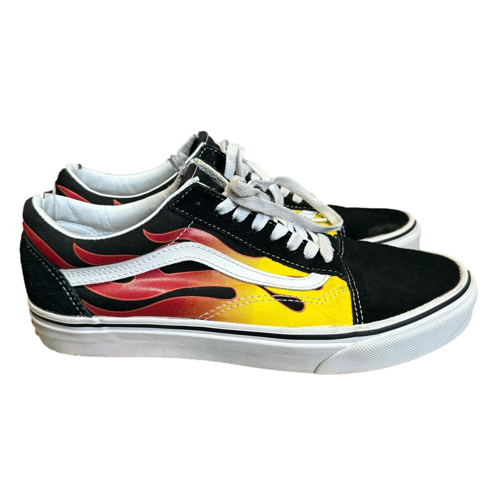 Vans Classic Flame Old Skool Sneakers Unisex Sizing Women's 10.5 Men's 9